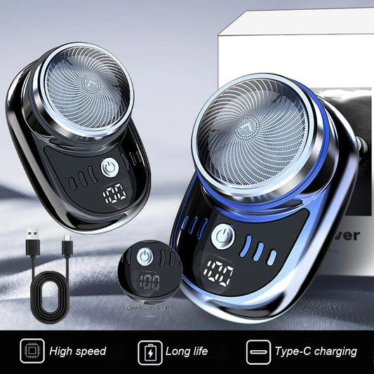 Mini Electric Travel Shaver For Men Pocket Size USB Charging Portable Painless Cordless Trimmer Knive Face Beard Razor