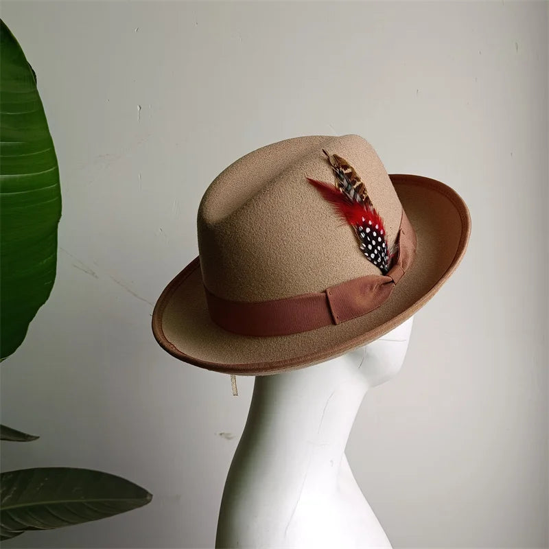 Green Retro Men's Spring Hat Unisex Men's Bow Women's Curved Brim Wide Brim Sun Hat Straw Hat Beach Hat sombrero hombre