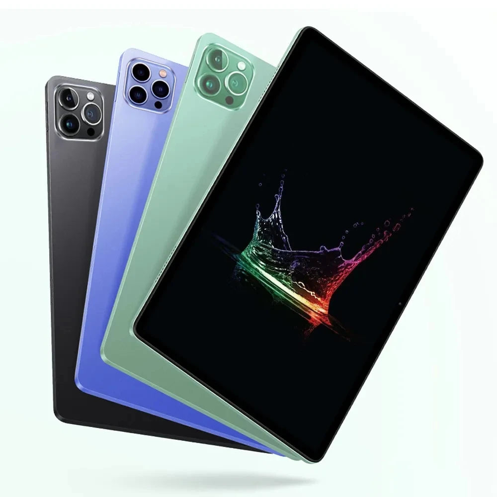 10.1 Inch Android Tablet 4G /5G LTE Phone Call Octa Core 8GB+512GB ROM Bluetooth Wi-Fi Google High Definition Display Tablet PC