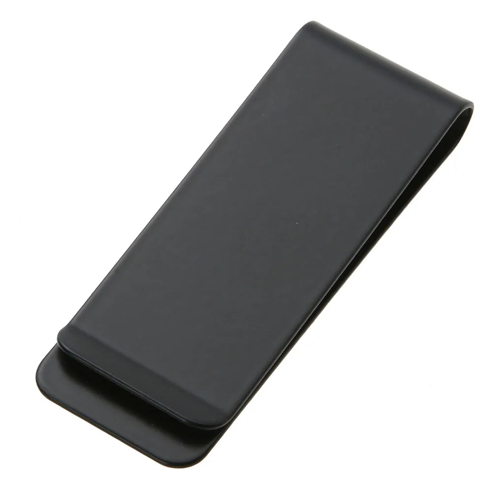 1-5pcs Stainless Steel Metal Money Clip Creative Banknote Clip Belt Clip Personality Bookmark Clips Wallet Ticket Folder