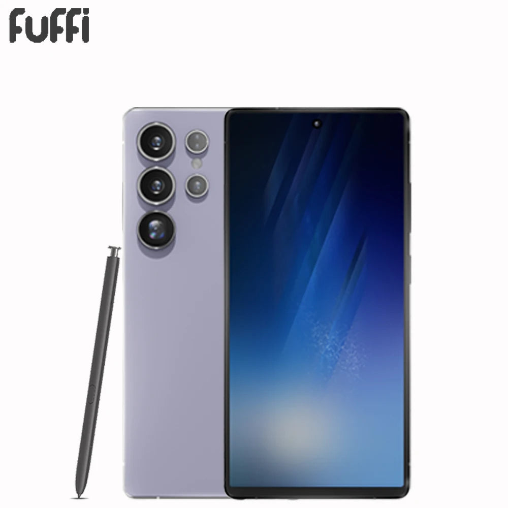 Global Vision S25 Pro Smartphone Android 12 8GB RAM 512GB ROM 6.8 Inch Phone 1920x1080HD 24MP+48MP 4G 5G Network Mobile Phones