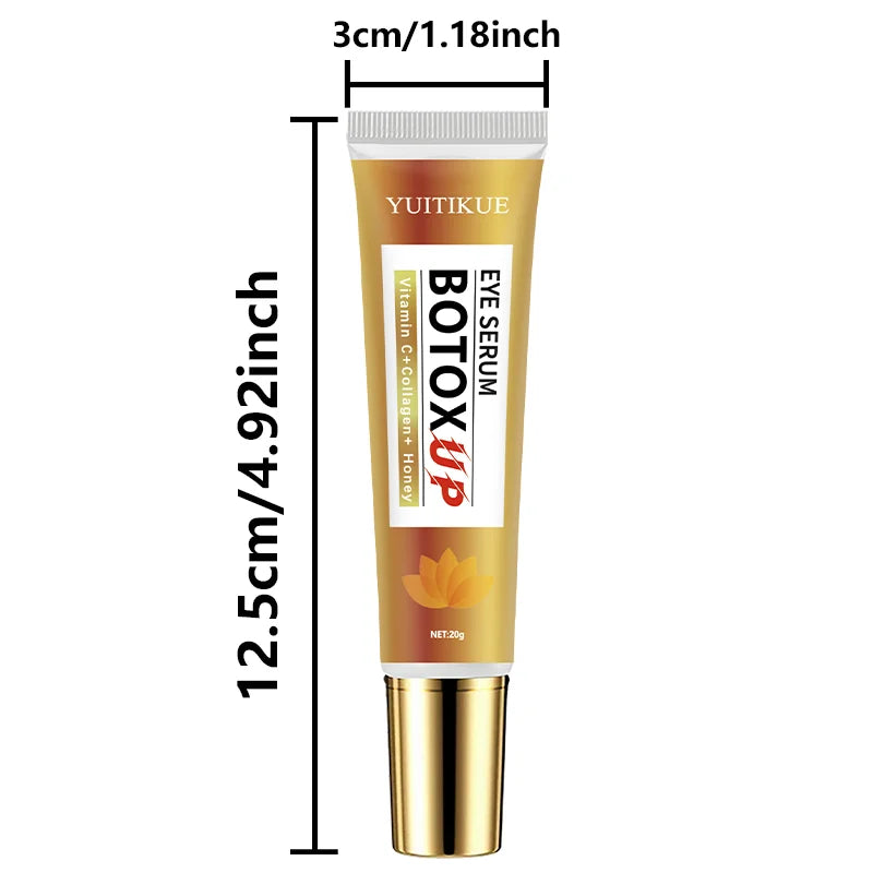 Honey eye cream with hyaluronic acid, collagen suitable for all skin types, moisturizing and firming, gentle and easy to absorb,