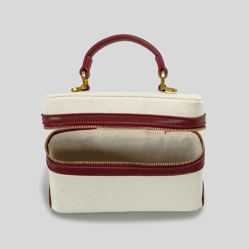 Fashion Box Women Handbags Designer Thick Canvas Shoulder Crossbody Bags Casual Spring and summer Small Purses 2025