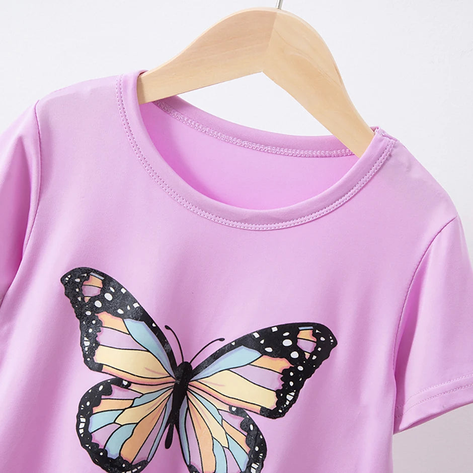 8/2 Pcs Children's Summer Cute Printing Suit Boy Casual Fashion Pocket Bear Short Sleeve Girl Sweet And Cute Joker Comfort Short