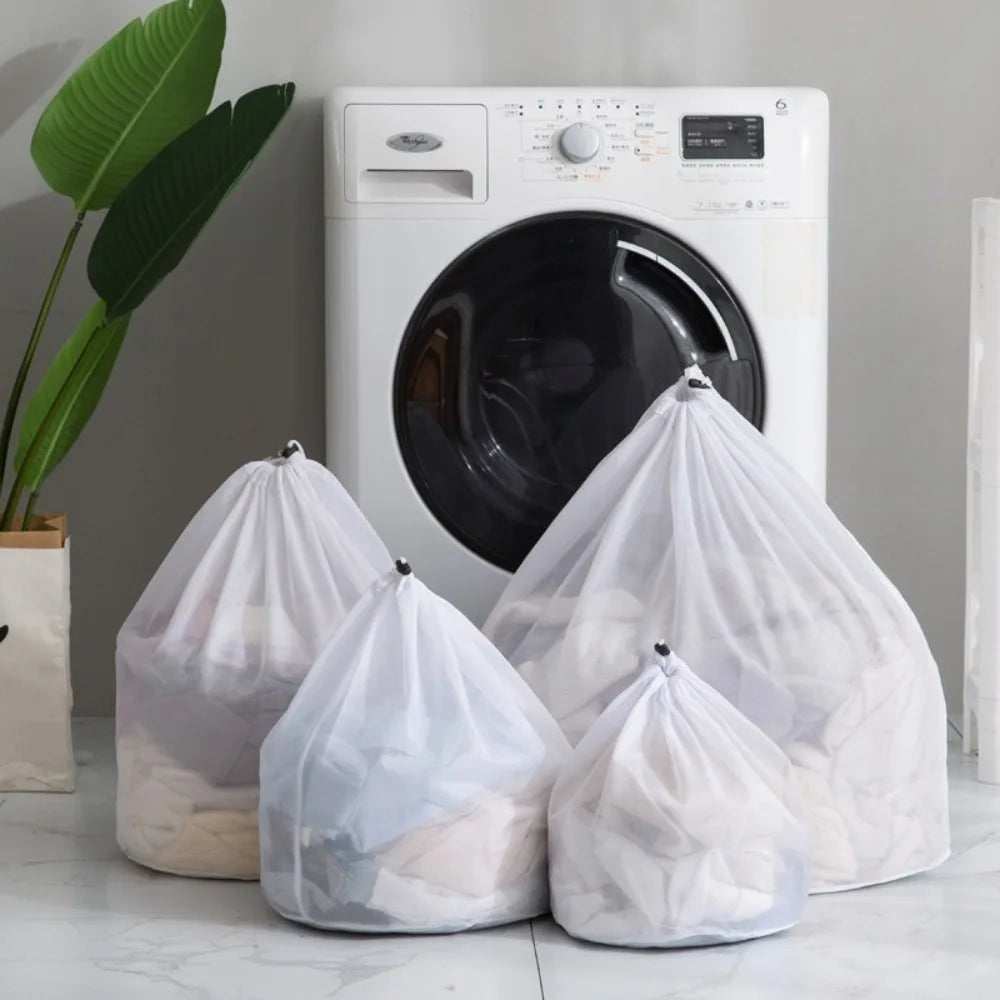 Big Size Large Washing Laundry Bag Mesh Organizer Net Dirty Bra Socks Underwear Shoe Storag Wash Machine Cover Clothes
