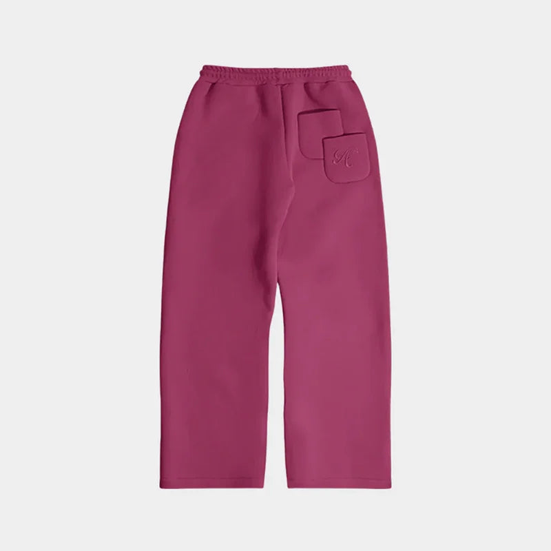 Y2K Casual Loose Jogger Pants Star Letter Pattern Square Pocket Embroidery Elastic Waist Sweatpants Men Women Comfort Streetwear