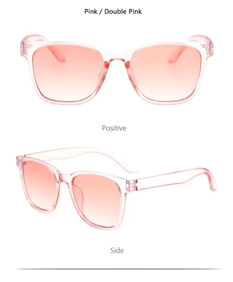 Retro Classic Vintage Square Sunglasses Women Oversized Sunglasses Women Men Retro Leopard Luxury Sun Glasses UV400 Glasses
