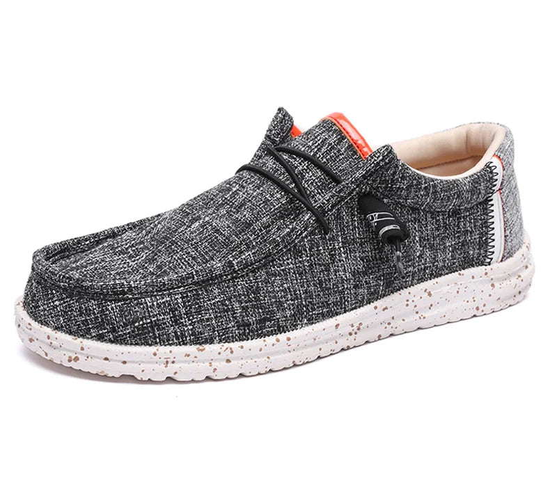 Summer Breathable Men Canvas Shoes Canvass Dude Shoes 2023 Casual Light Big Size 48 49 50 Dropshipping