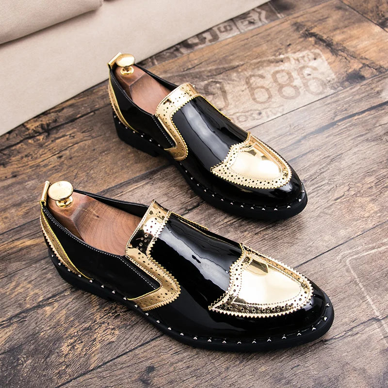 Size 38-48 Classic Men Loafers Men Casual Comfortable Fashionable Small Leather Shoes European American Elegant Brand Shoes