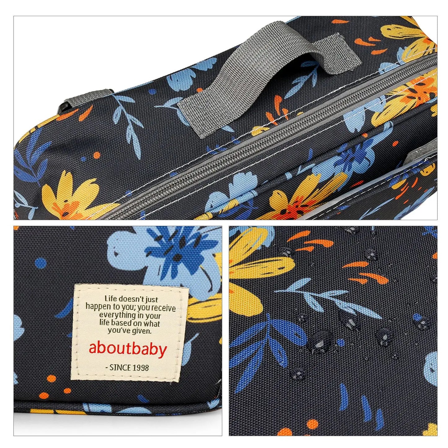 Mummy Diaper BagStroller Organizer Bags Mummy Large Capacity Travel Hanging Bag Bottle Holder Pram Diaper Bags Baby Stroller Bag