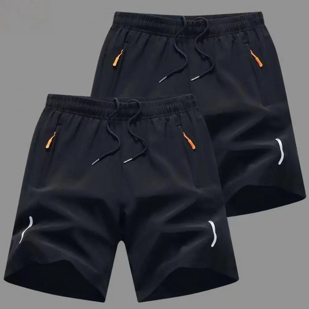 Men's Plus Size Summer Ice Silk Cool Short Pants Fashion Male Thin Loose Quick-dry Shorts Sweatpants Casual Sport Stretch Pants