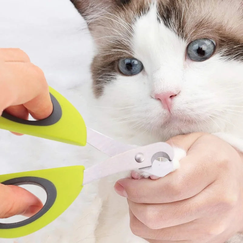 Pet Nail Clippers Cat Dog Claw Toenail Trimmer Cat Nail Scissors Home Sharp Professional Nail Grooming Tool for Small Animals