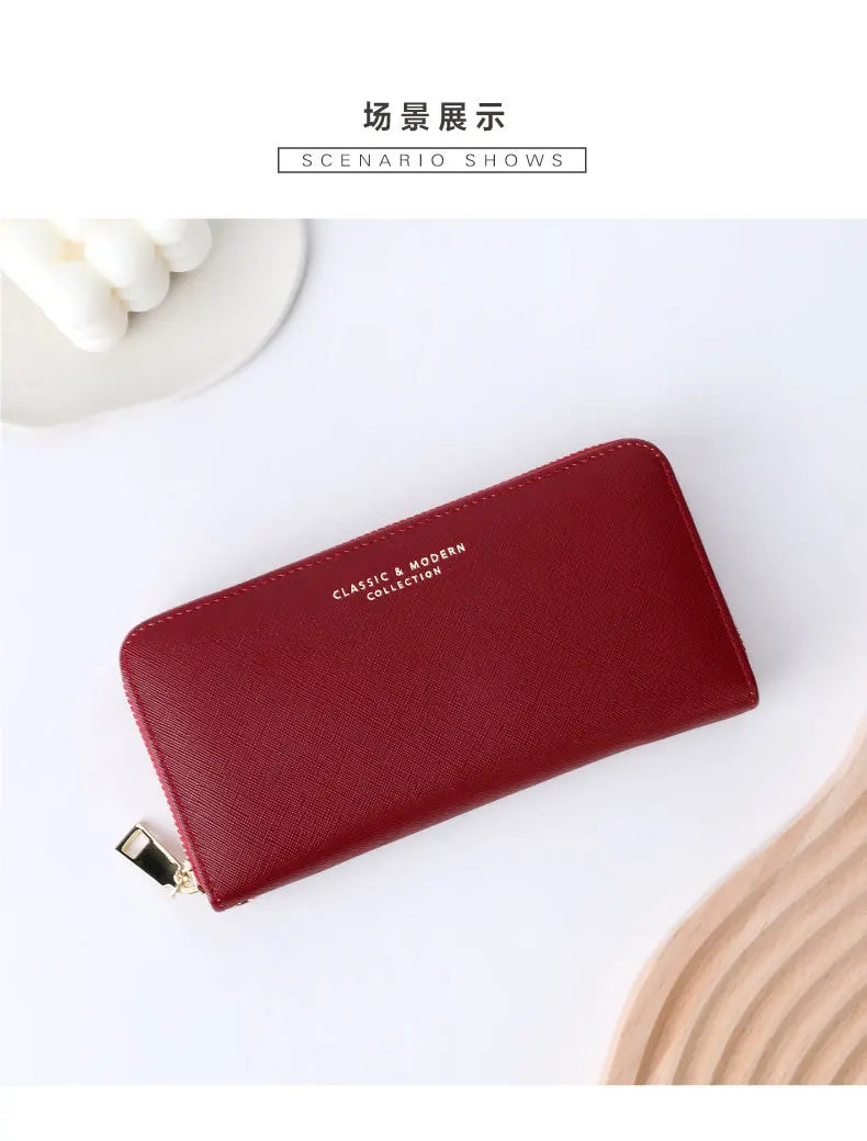 Women Wallet Fashion Purses for Woman Women's Long Style Simple Man Wallets Coin Purse Card Bag Woman's Bags Holders Luggage