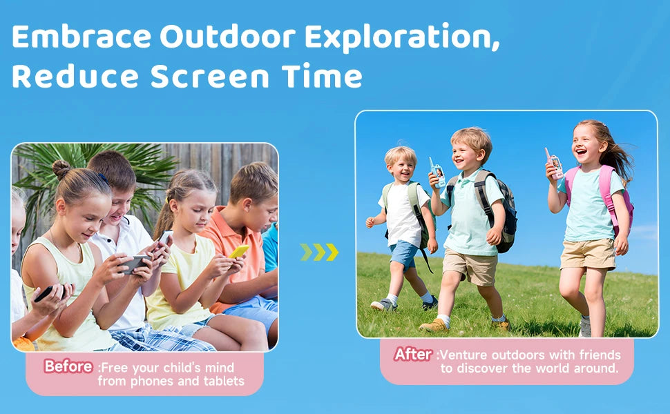 NEW Airiton Kids Video Walkie Talkie Long Range No Internet Connection With Camera Toys For Home Outdoor Christmas Gifts For Kid