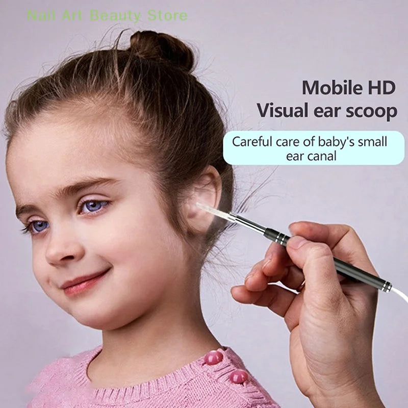 1Set Smart Visual Earpick Endoscope Spoon Ear Cleaner Camera Otoscope Ear Wax Remover Earwax Removal Tool