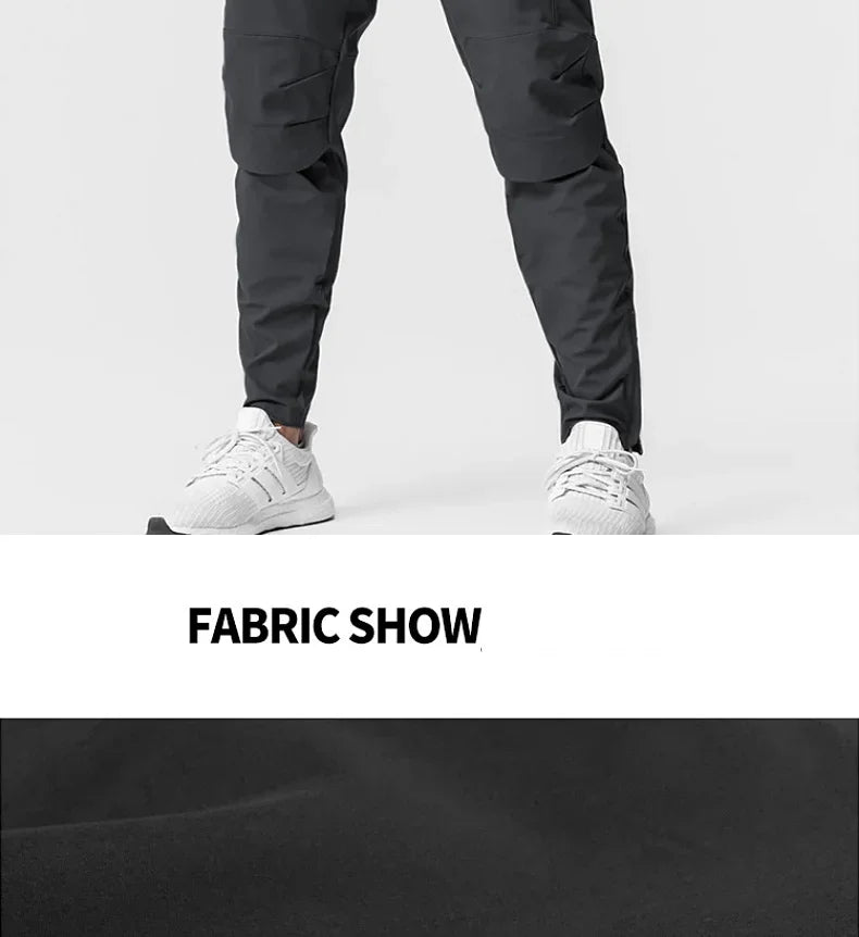 Men's Joggers Pants Quick Dry Running Sweatpants Gym Fitness Outdoor Hip Hop Casual Track Trousers Training Workout Sportswear