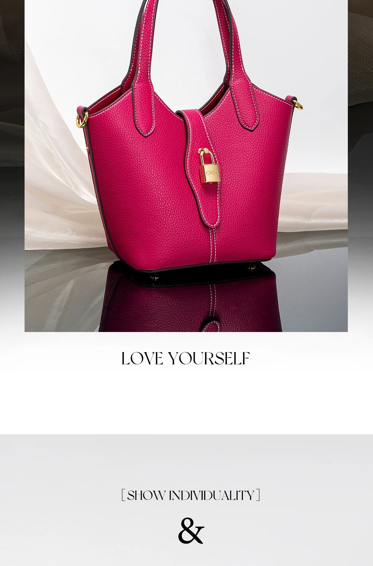CHCH Women's Handbag Autumn New Collection Simple Women's Vegetable Basket Handbag