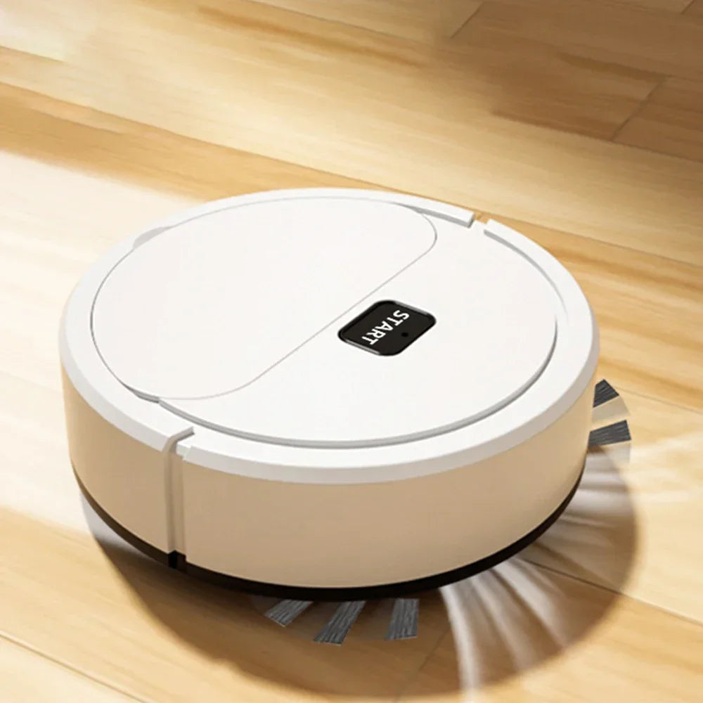 3 in 1 Smart Robot Vacuum and Mop with Strong Suction Auto Sweeping for Home Cleaning