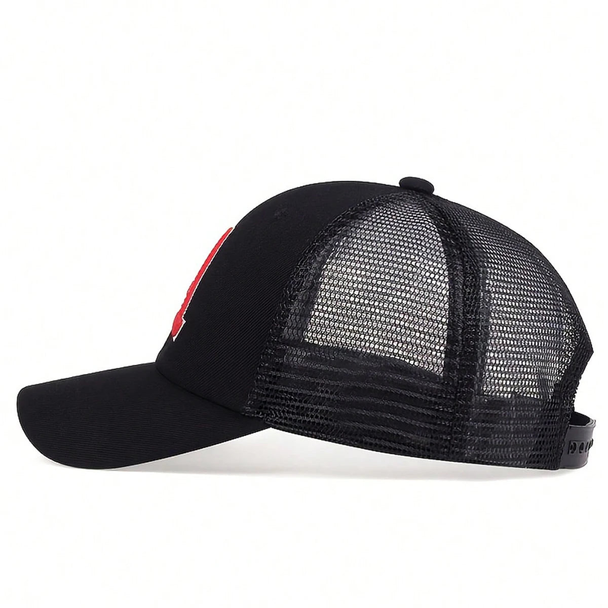 Unisex A Letter Embroidery Baseball Net Caps Spring and Summer Outdoor Adjustable Casual Hats Sunscreen Hat Sports Cap