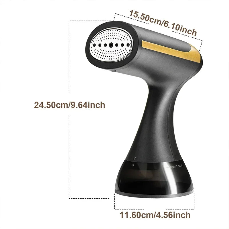 220V Handheld Garment Steamer 1500W Electric Household Fabric Steam Iron 350ml Portable Vertical Fast-Heat for Clothes Ironing