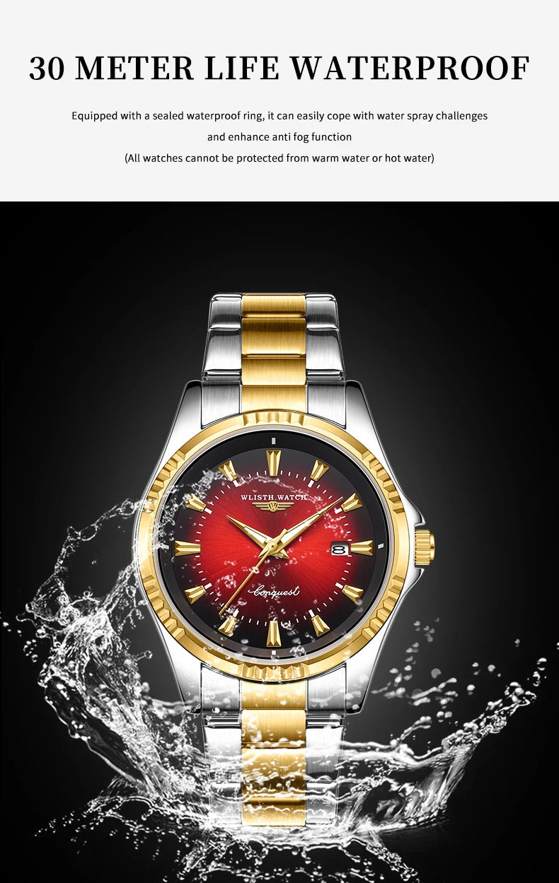 High end business men's quartz watch, fashionable and versatile watch, Valentine's Day gift for boyfriend
