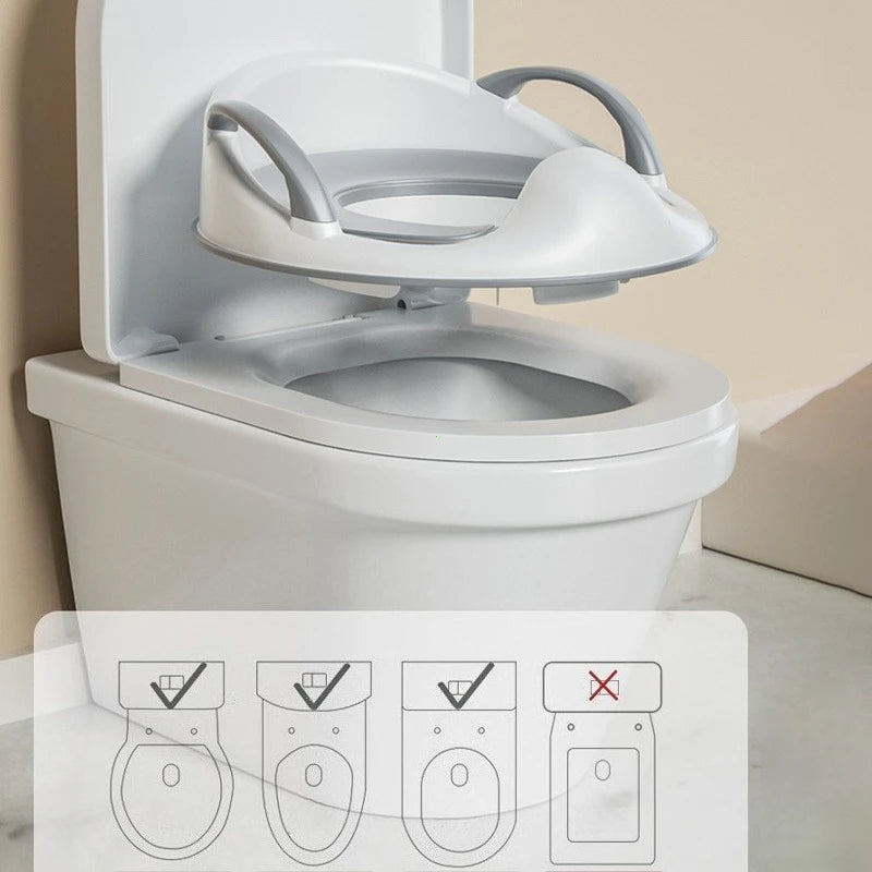 Baby and Child Toilet Seat Ring Female Baby and Little Boy Cushion Bedpan Cover Children's Toilet Household Auxiliary Toilet Kid