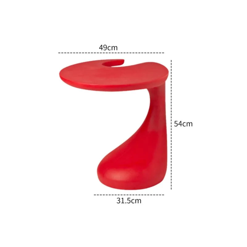 Realife Light Luxury High-end Creative Bedside Table Shelf Sofa Edge Table Living Room Mobile Black Minimalist Coffee Table 2025