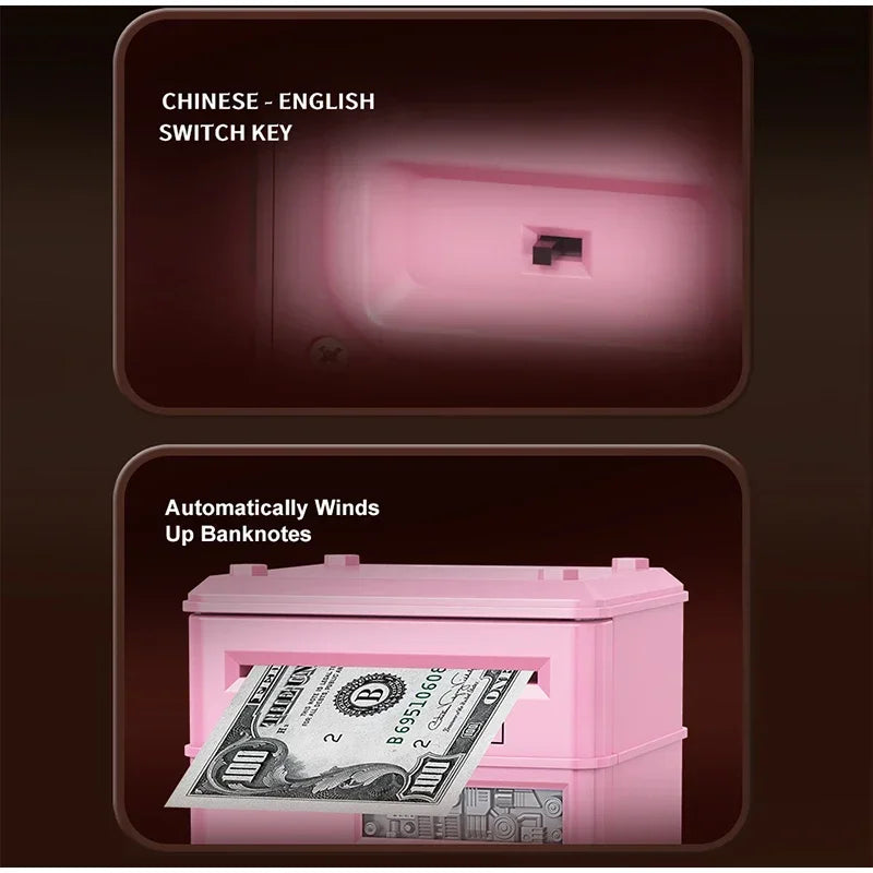 Piggy Bank Moneybox Saving Alcancias Safe Deposit Security Box for Money Banks Save Piggie Coin 10000 Savings Electronic Gift