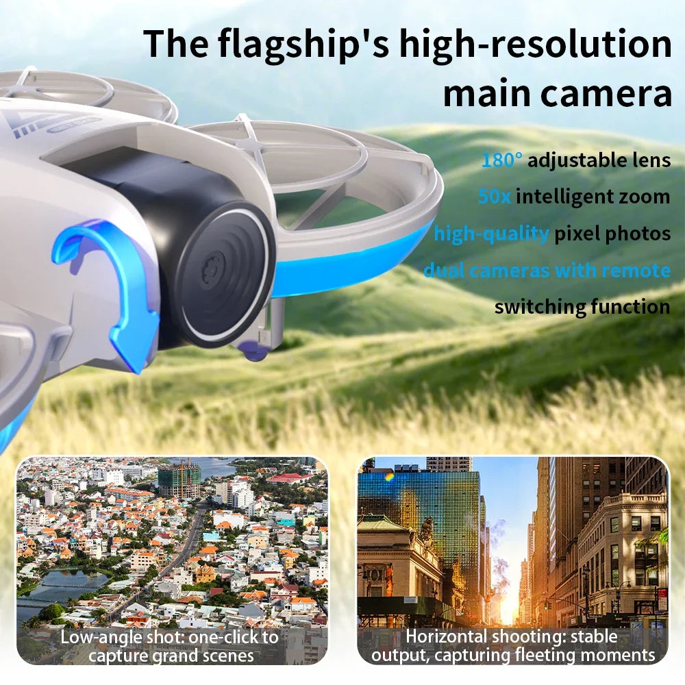 E69 Max Drone 5G GPS Return Professional 8K HD Aerial Photography 18000m RC Brushless Motor Optical Flow Quadcopter Toys