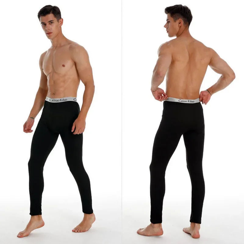 Winter Men Thermal Underwear Man  Leggings Tights Warm Long Pants Thermo Compression Pants Bottoms Tights Homme Clothes 3XL