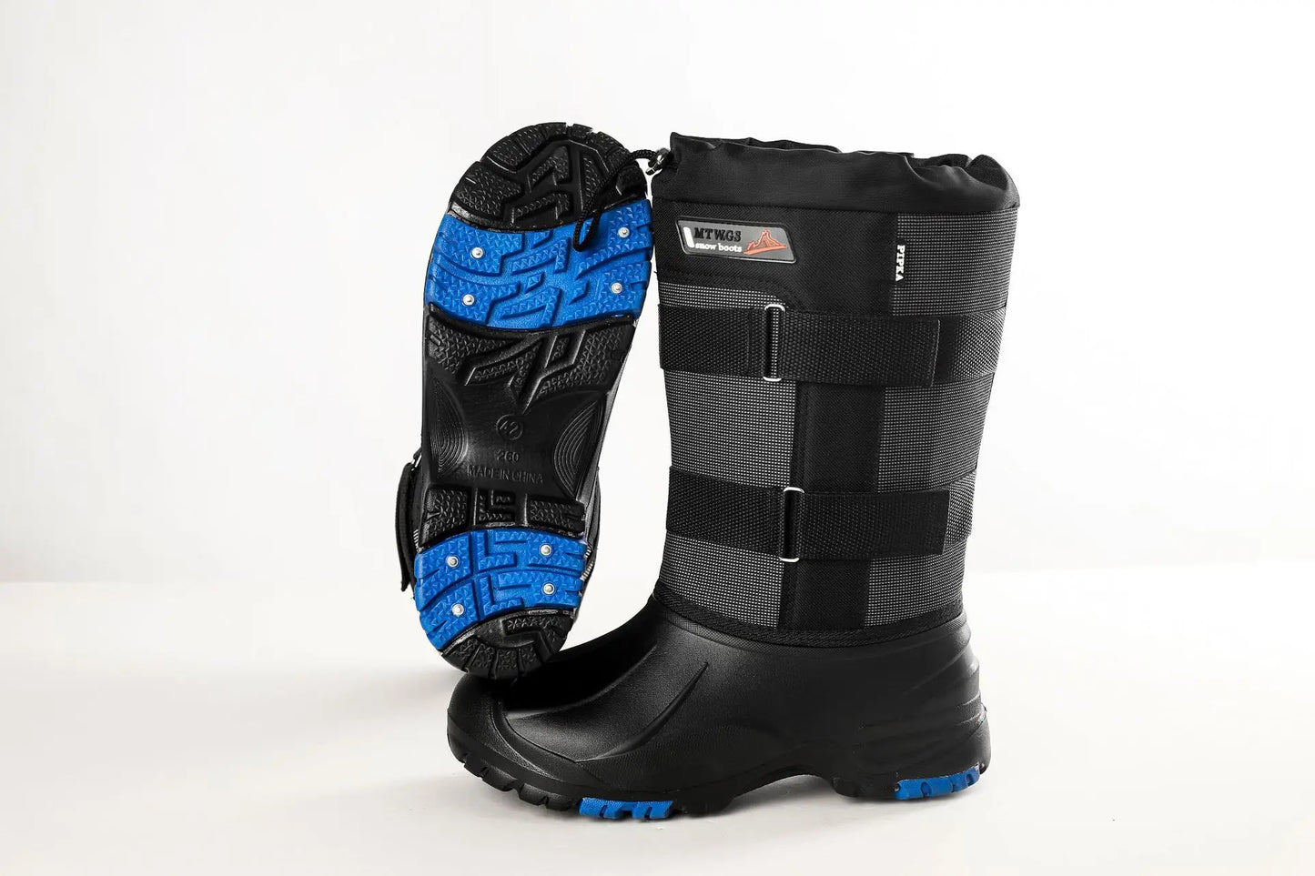 Winter Boots 2023 New Camouflage Snow Boots Men Shoes Rain Waterproof With Fur Plush Warm Male Casual Mid-Calf Work Fishing Boot