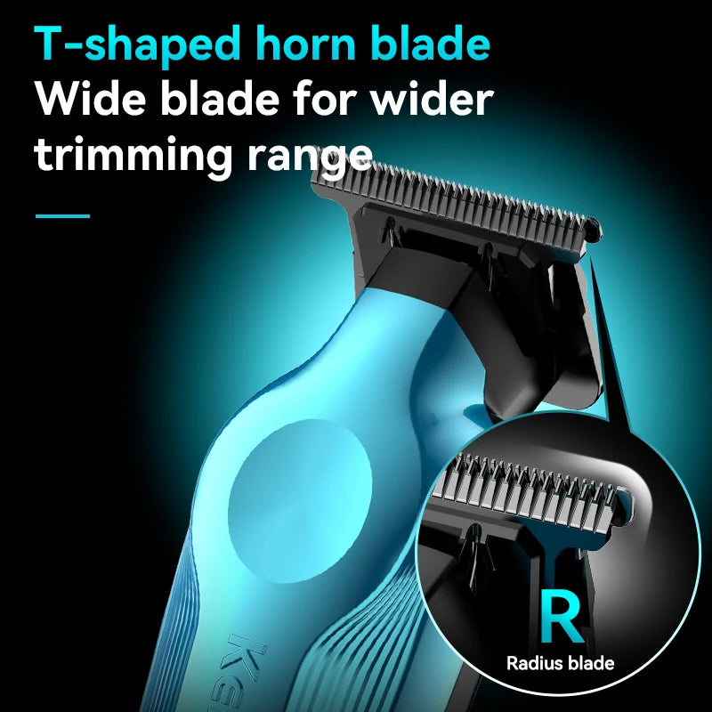 kemei Salon Rechargeable Trimmer Clipper High Speed Motor Barber Hair Trimmer Clipper KM-264