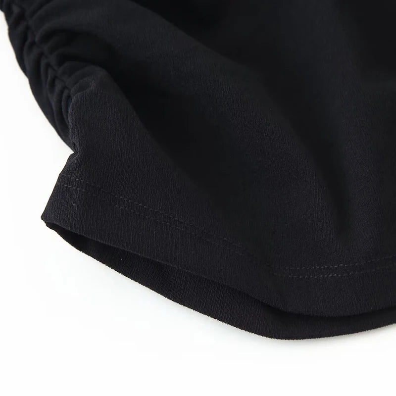 HXAO Halter Top Women Off Shoulder Deep V-Neck Crop Top y2k Sexy Backless Tank Top Street Style Casual Women's Summer Tops 2025