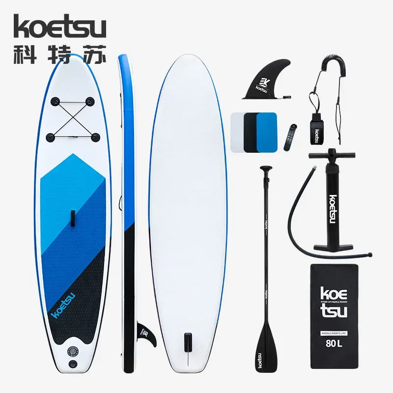 320 Red and Black Paddle Board, Standing Surf Board, Rowing Board, White Water , Outdoor Soft