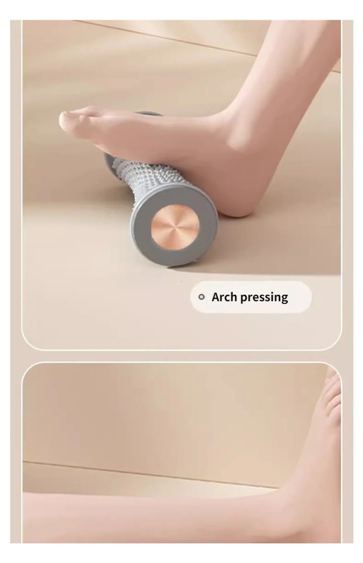 Foot Roller Massager Yoga Plantar Fascia Home Fitness Fingerpressure Board Deep Muscle Relaxation Massage Ergonomic