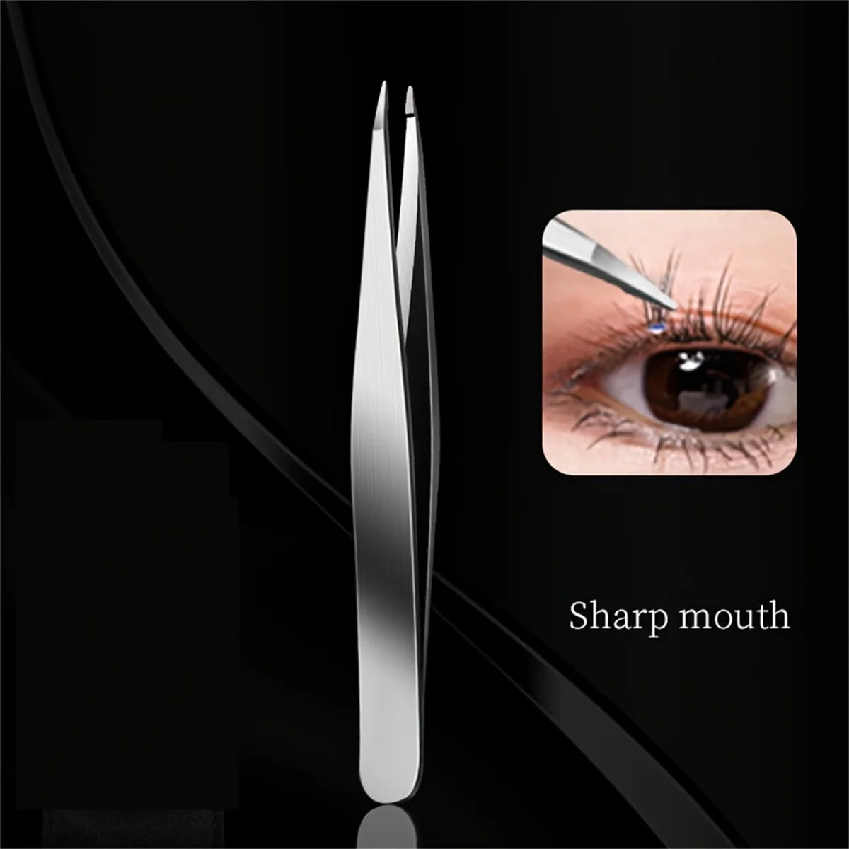 1/4 pcs Eyebrow Tweezers Set Stainless Steel Eyebrow Forceps Professional Beauty Tool Set For Facial Hair Inward Growing