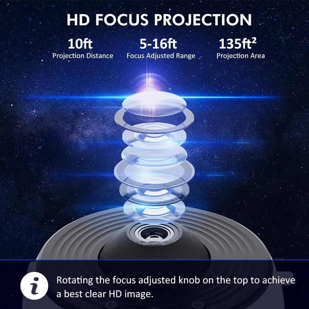 Starry Sky Projector Night Light Planetarium Galaxy Projector PRO Lamp, Timer, Nebula Night Light for Bedroom Gift, Home Party