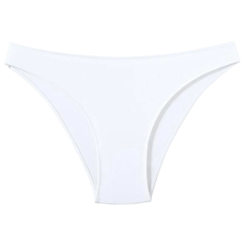 Meet'r Comfortable Cotton Underwear for Women Breathable Low Waist Panties, Seamless Lingerie Oversize Yoga Shorts
