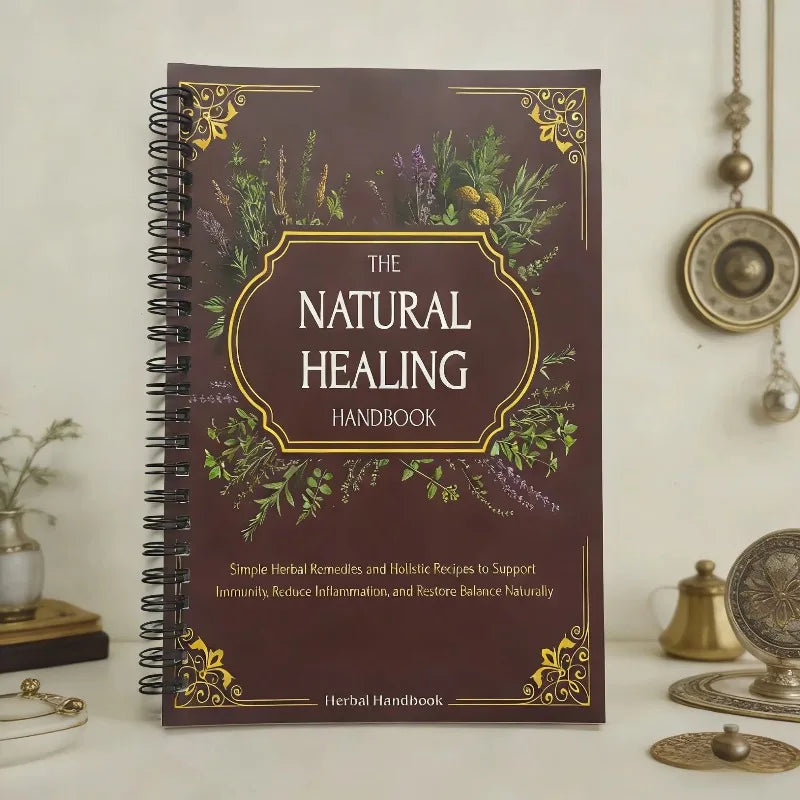 Natural Healing Handbook: Coil bound easy to read notebook with both practical and collectible value