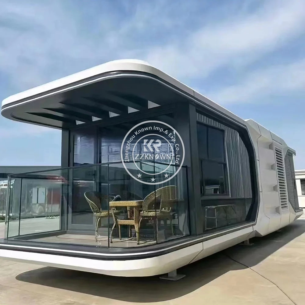 China Steel Frame Modular Modern Foldable Prefab Luxury Expandable Folding Container Houses