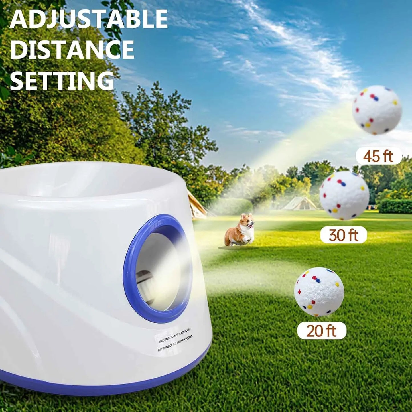 Improved Small-sized Pet Automatic Sensing Ball Throwing Machine Dog Outdoor Thrower Carrying 3 Balls Automatic Throwing Machine