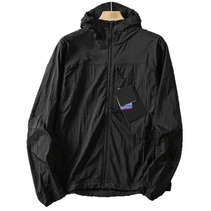 Ultrathin Fishing Jacket Tops Hiking Wearing Good Quality Summer Jackets Men Coats Male Sunscreen Windbreaker Traveling Clothing