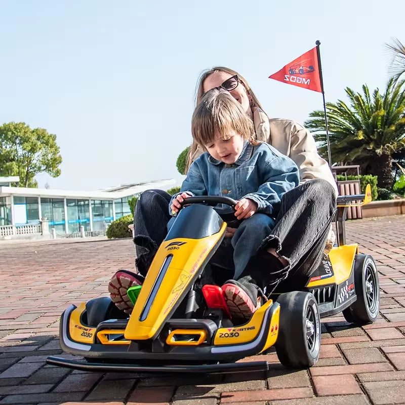 Go Kart for Kids Toy Drift Car Rechargeable Battery Operated Adults Can Ride Child Toy Electric Racing Car