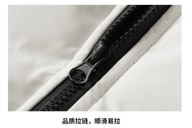 High End Clothing Men Padding Winter Brand Patchwork Designer Cotton Padded Oversized Jackets Male Windproof Coat Parka Overcoat