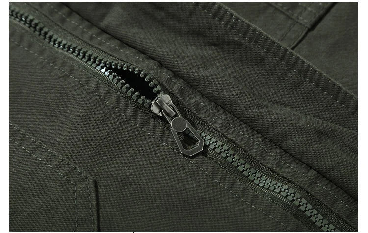 Big Size 6XL Army Cargo Jackets Men Spring Autumn Military Multi-pocket Bomber Coats Male Stand Collar Air Force Tactical Jacket