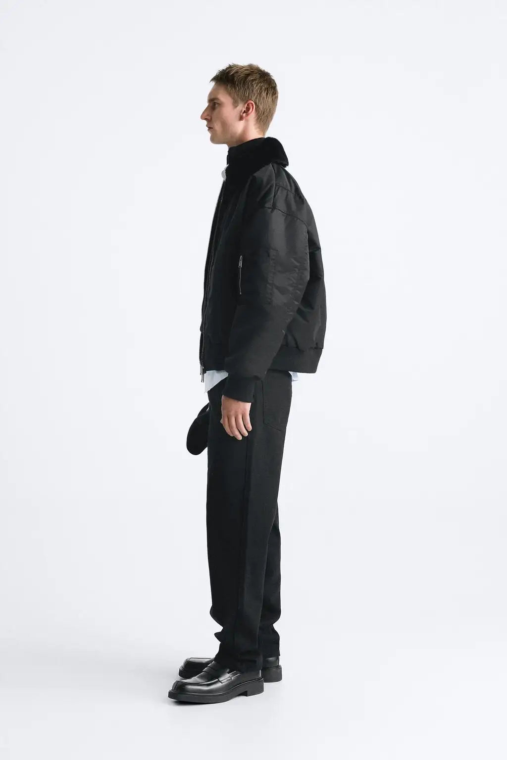 8281/657 Winter fur  collar for men's thick cottont jacket 8281657 winter jacket  coats