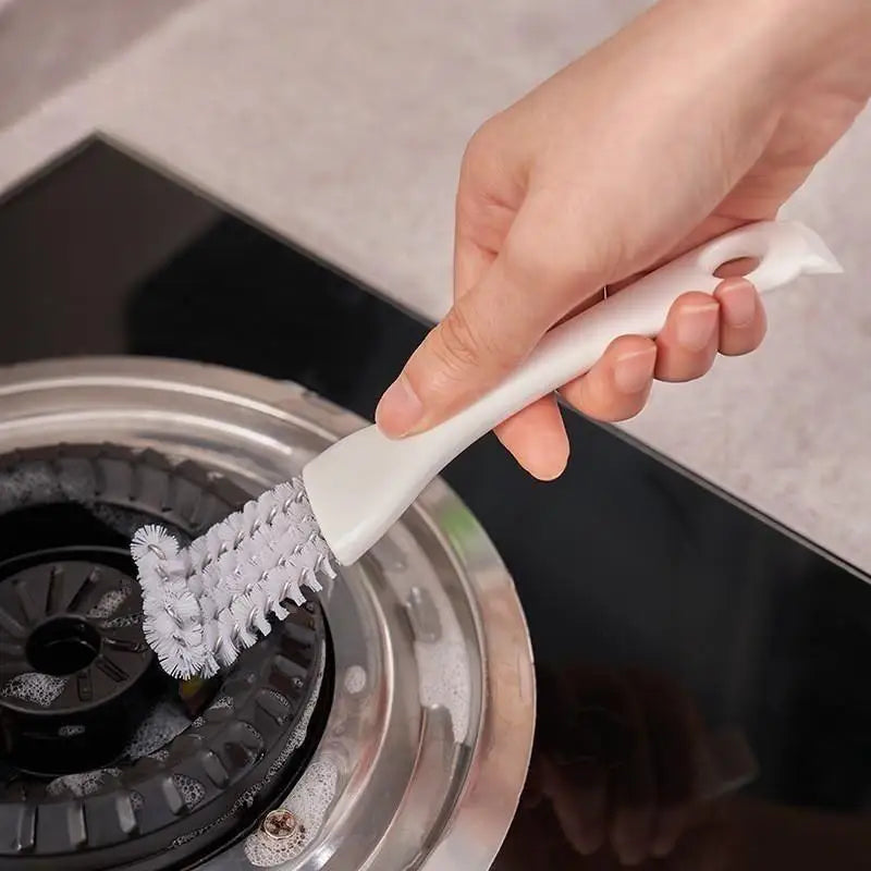 Multifunctional Kitchen Gap Cleaning Brush Gas Stove Stain Removal Brush Dead Corner Free Barbecue Grid Rack Easy To Use 1 pc