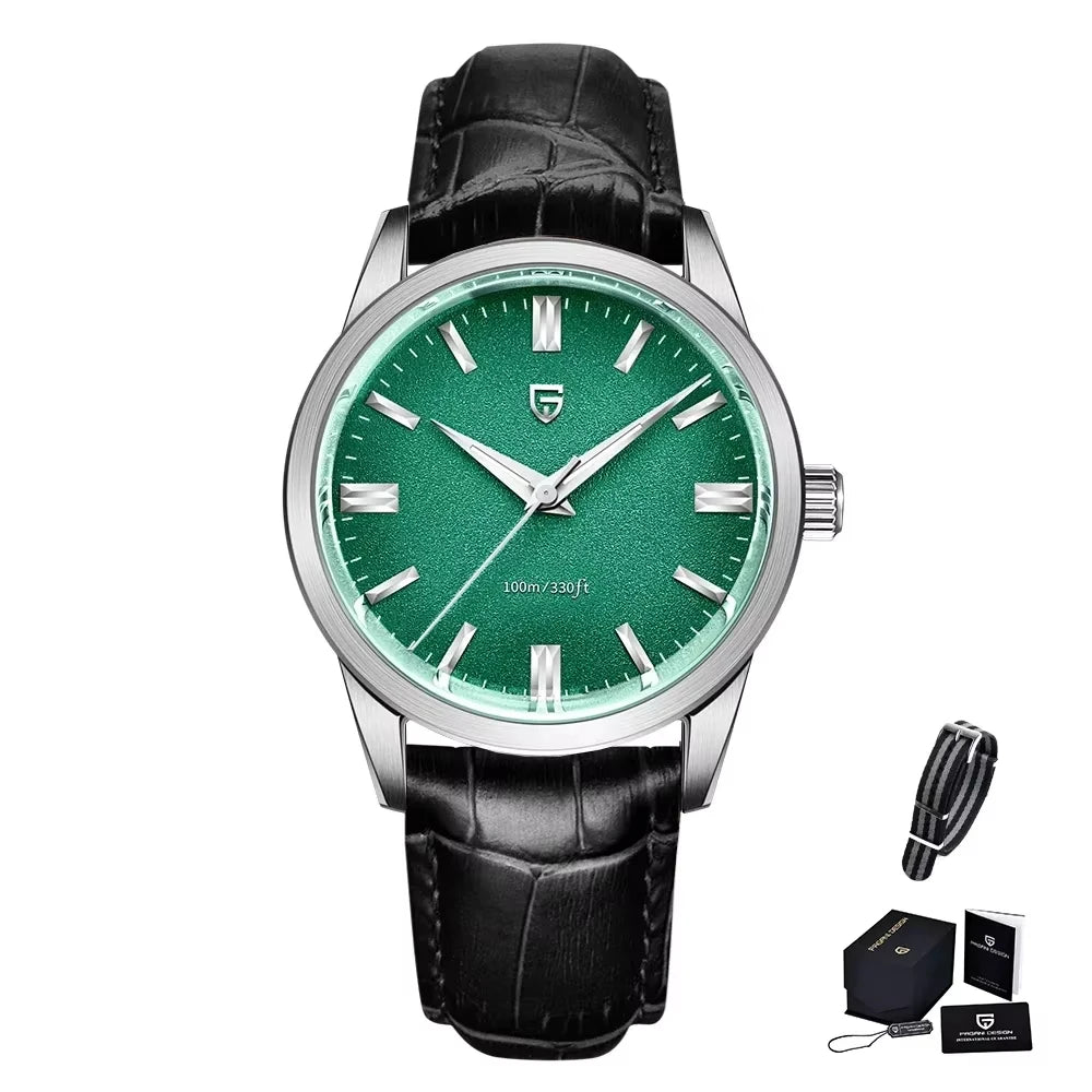 2025 PAGANI DESIGN 38MM Men's Quartz Watches PD1731 VH31 Mov Classic Fashion Stainless Steel Sport Waterproof Clock reloj hombre