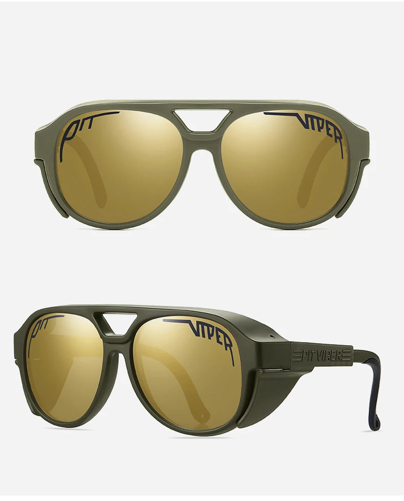 PIT VIPER Cycling Glasses for Men and Women, MTB Bicycle Eyewear, Road Bike Glasses, Windproof Sport Sunglasses, UV400