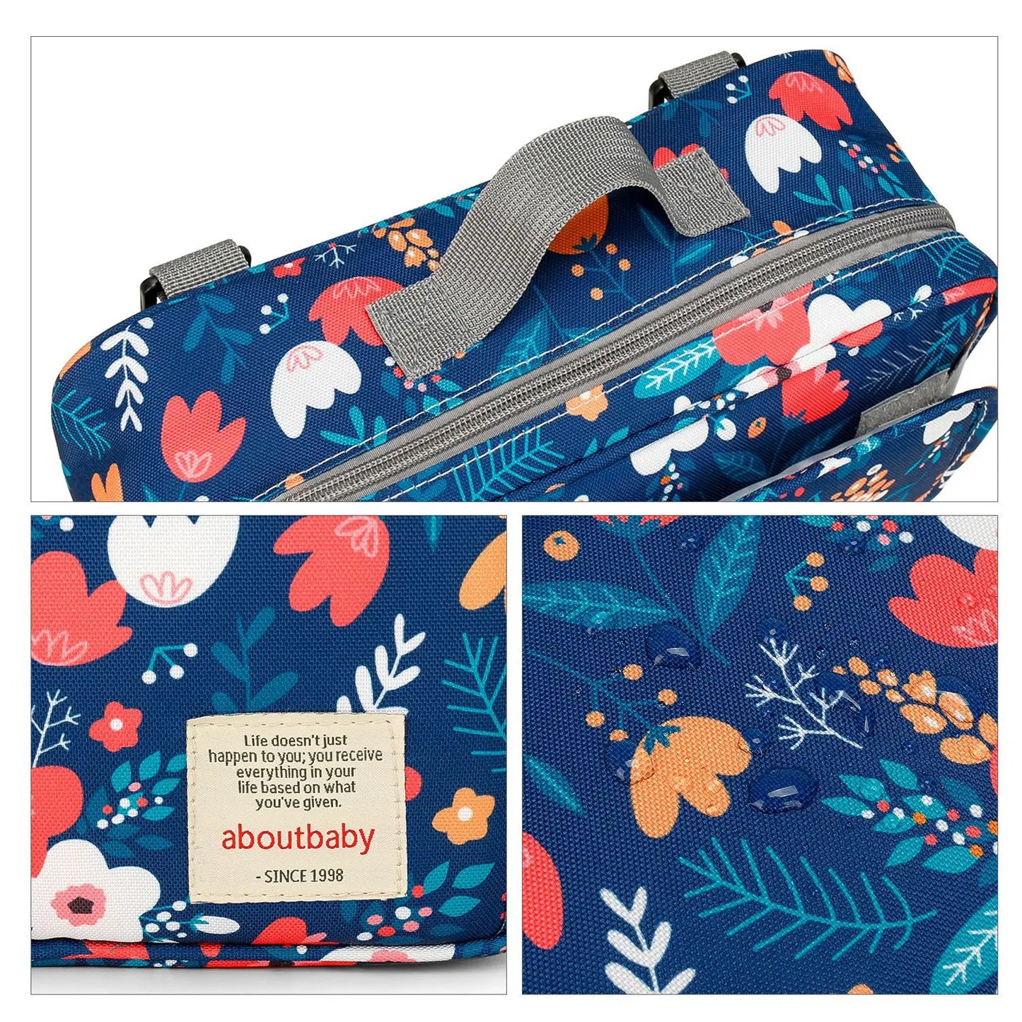 Mummy Diaper BagStroller Organizer Bags Mummy Large Capacity Travel Hanging Bag Bottle Holder Pram Diaper Bags Baby Stroller Bag